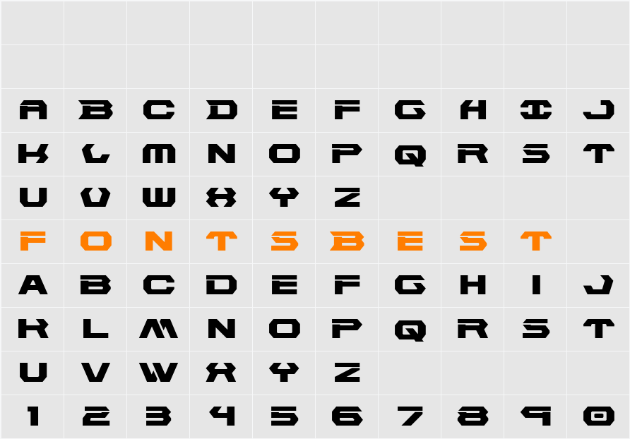 New Cyborg Expanded Character Map