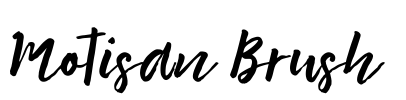 Motisan Brush 2 Font Image