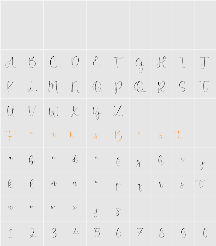 Amarylis Paradise Character Map