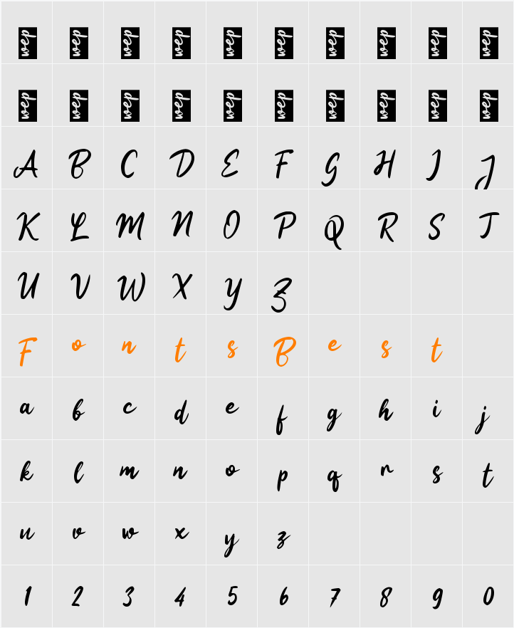 h Hasil Scripts Character Map