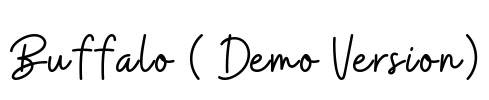 Buffalo ( Demo Version) Font Image