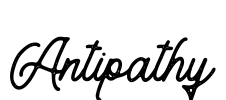 Antipathy Font Image