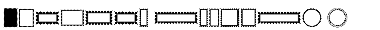 Borders islamic 1444 Font Image