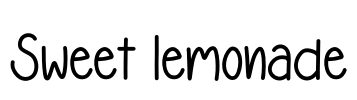 Sweet lemonade