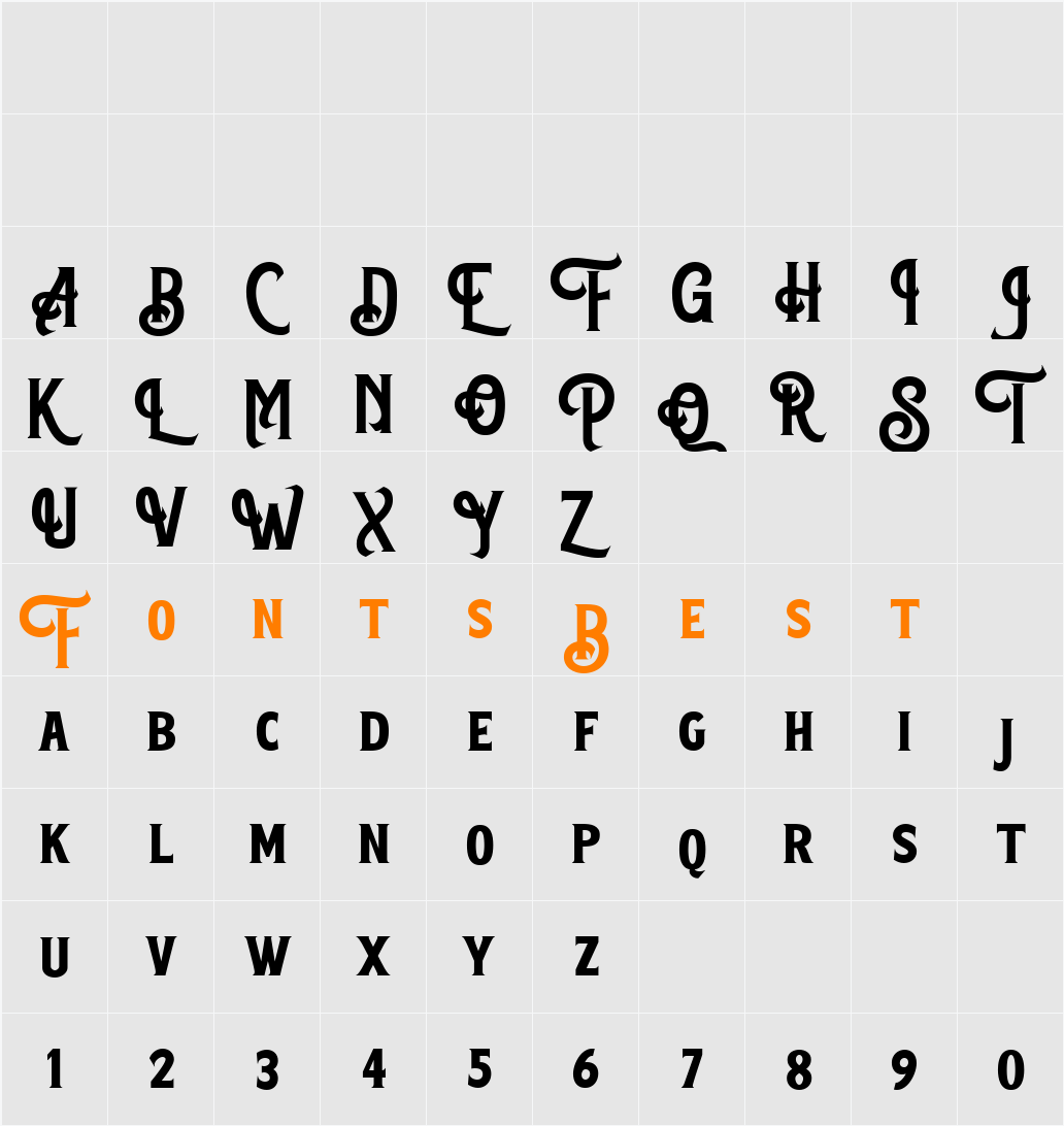 Amontesa Character Map