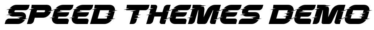 Speed Themes Demo Font Image