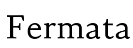 Fermata Font Image