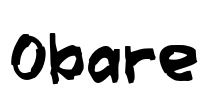 Obare Font Image