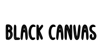 Black Canvas Font Image