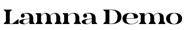 Lamna Demo Font Image