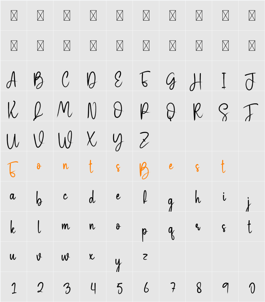 Picture Character Map