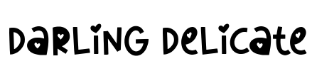 Darling Delicate Font Image