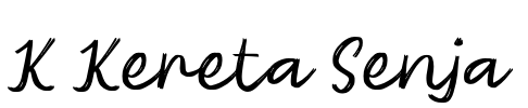 K Kereta Senja Font Image