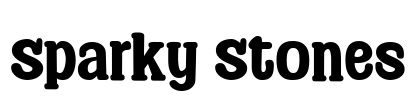 Sparky Stones Font Image