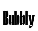 Bubbly Font Image