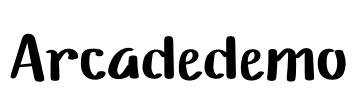 Arcadedemo Font Image