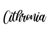 Cithronia Font Image