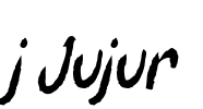 j Jujur Font Image