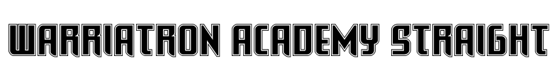 Warriatron Academy Straight