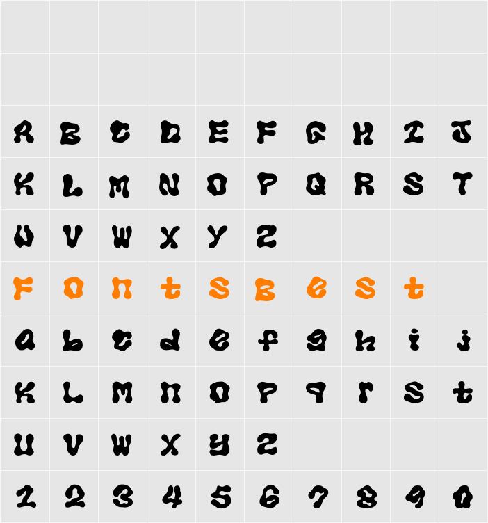 AURORA PRO Character Map