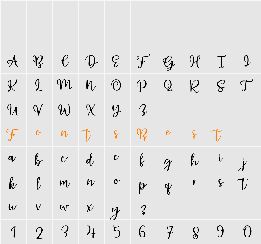 Almost There  Character Map