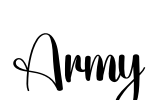 Army Font Image