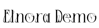 Elnora Demo Font Image