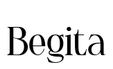 Begita Font Image