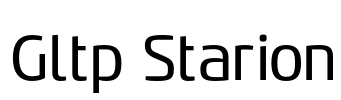 Gltp Starion Font Image