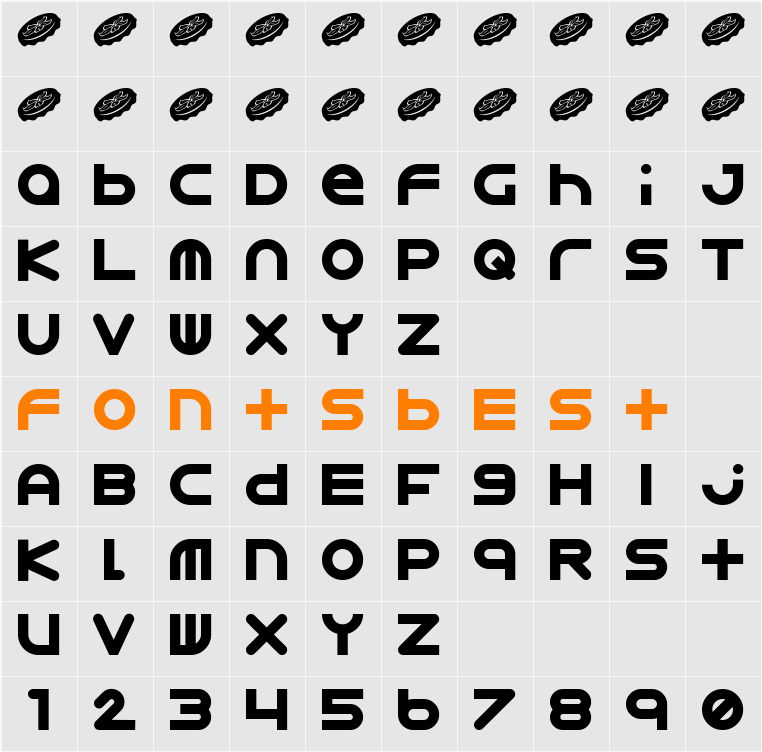 Astro 867 Character Map