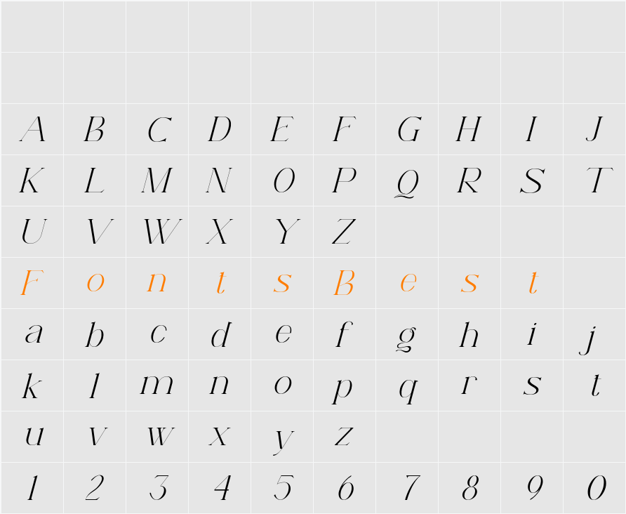 Arameza Demo Character Map