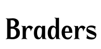 Braders Font Image