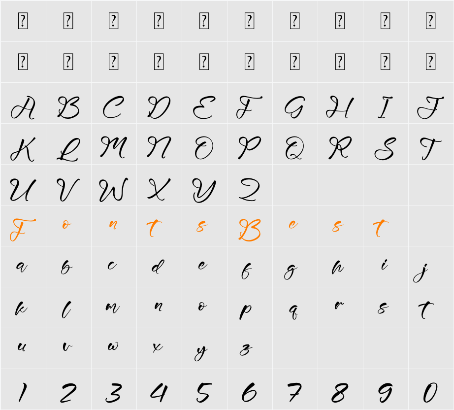 Mamilytoo Character Map