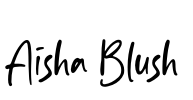 Aisha Blush Font Image