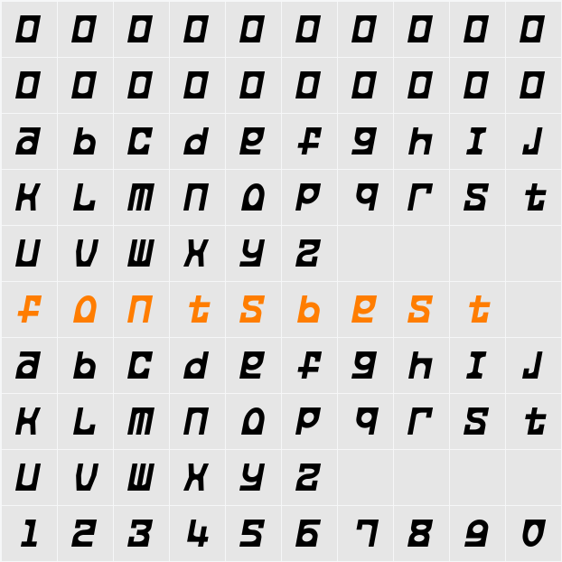 Leporid Character Map