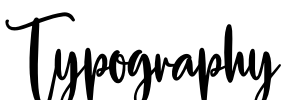 Typography Font Image