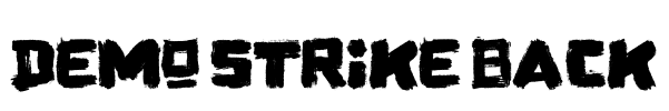 Demo Strike Back Font Image