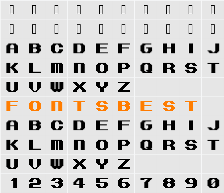 Miss 16 Bit Character Map