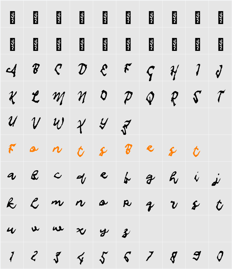 L Limosella Character Map