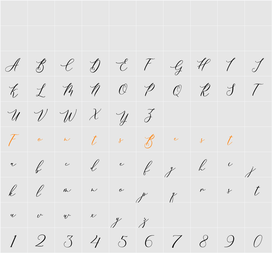 Hemilia Character Map