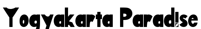 Yogyakarta Paradise Font Image