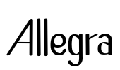 Allegra Font Image