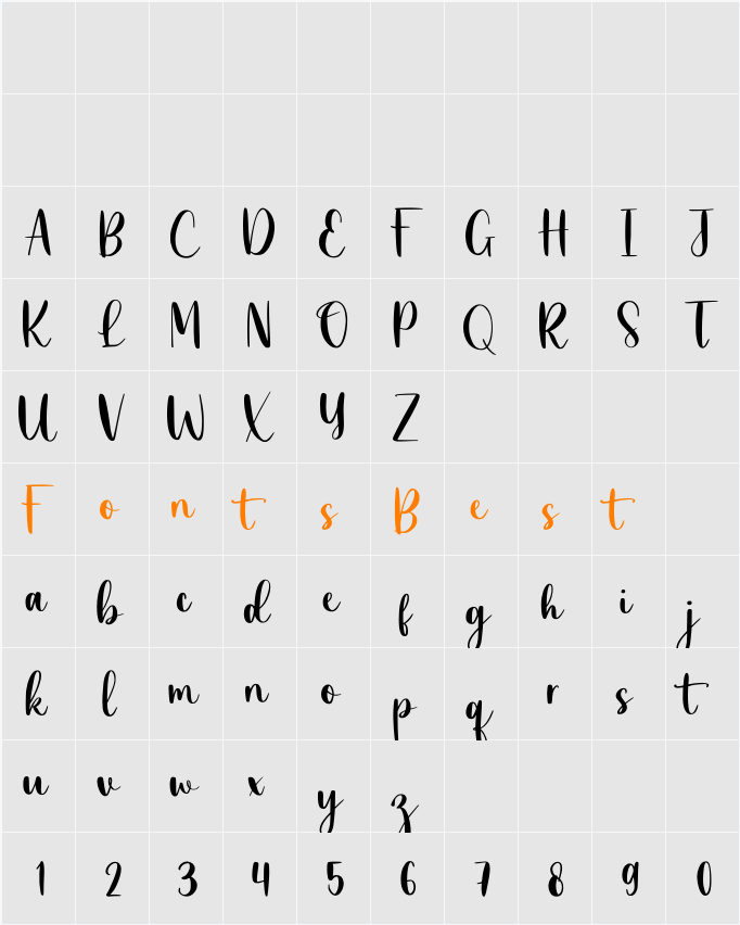 Stiffsy Character Map