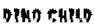 Dino Child Font Image