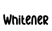 Whitener Font Image