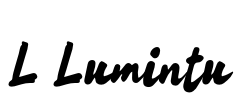 L Lumintu Font Image