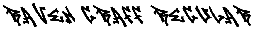 Raven Graff Regular Font Image