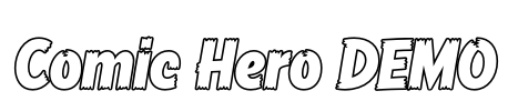 Comic Hero DEMO Font Image
