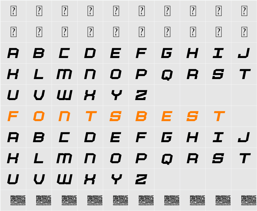 Racing Engine Brake Character Map