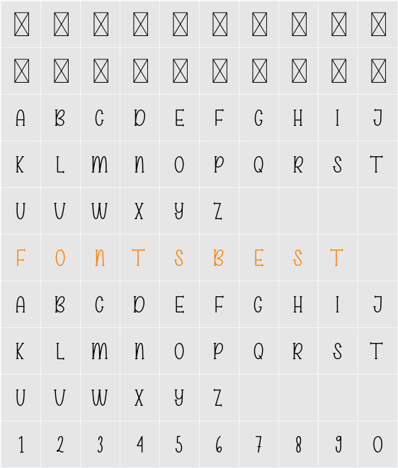 Honey Cake Character Map